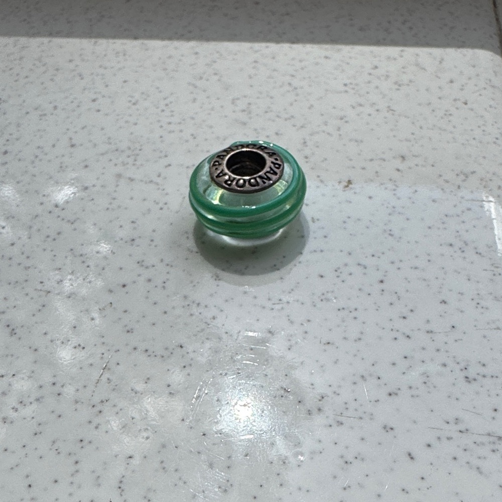 Pandora Mint Green Charm Bead